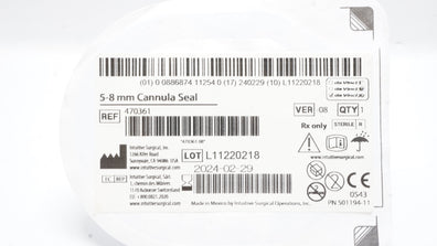 Intuitive 470361 Cannula Seal 5-8mm (x)